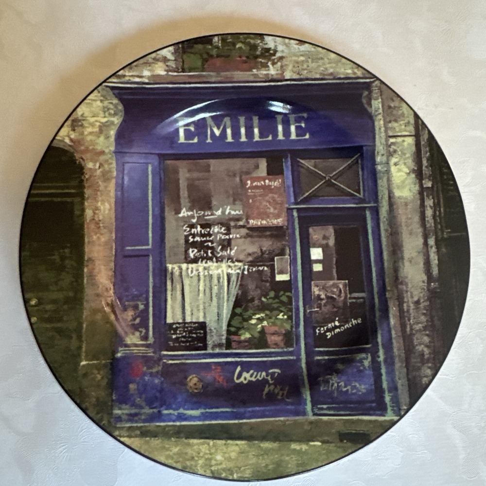 Emilie Sakura French Bistro Plate By Chiu Tak Hak Art In Motion